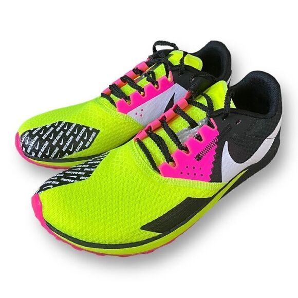 Nike Rival Waffle 6 Cross Country Volt Black Pink DX7998-700 size 7/ 8.5 Womens - Picture 2 of 9